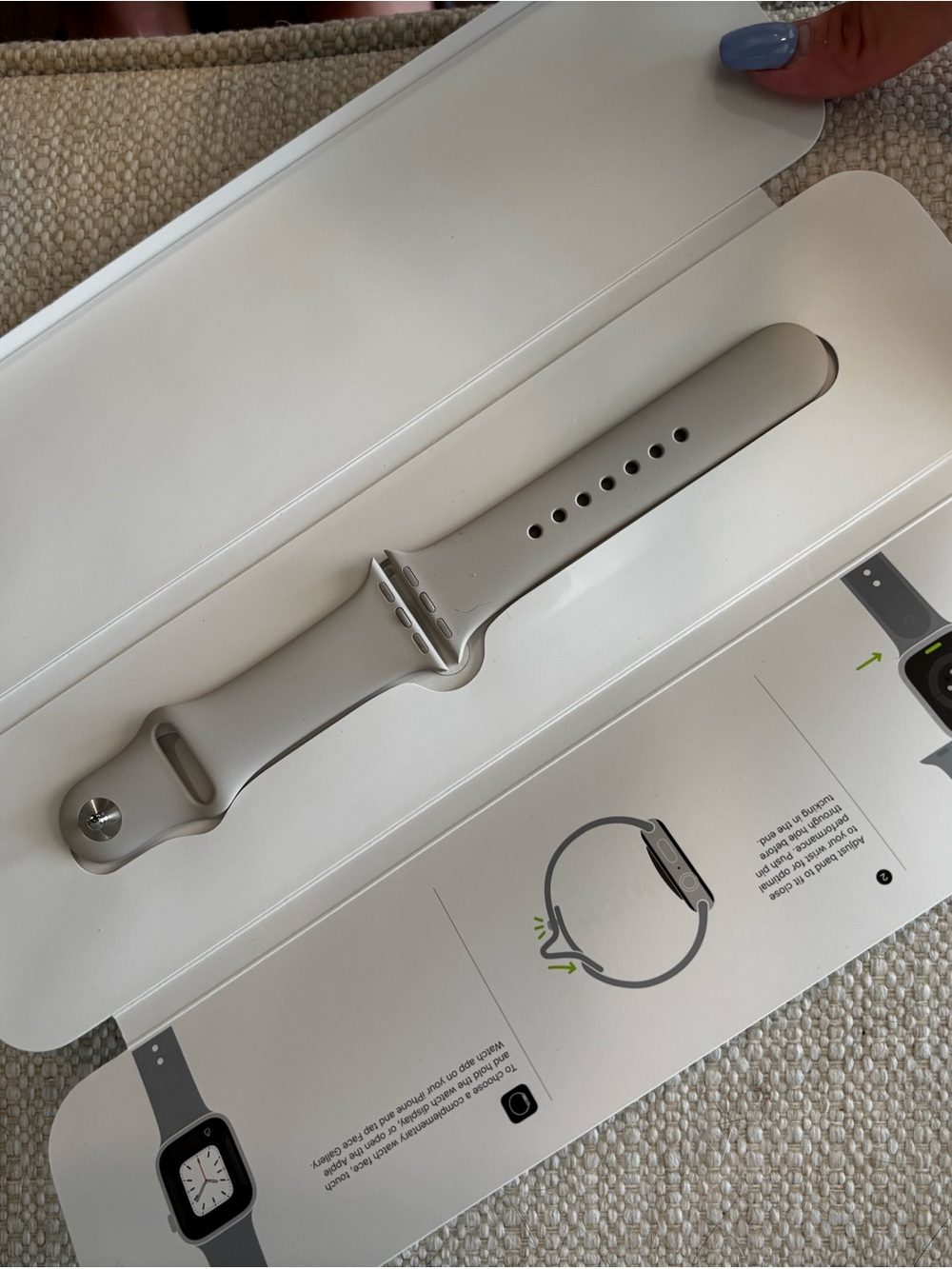 Apple Silicone Watch Band - Taupe Beige